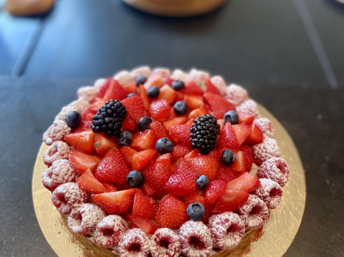 tarte aux fraises