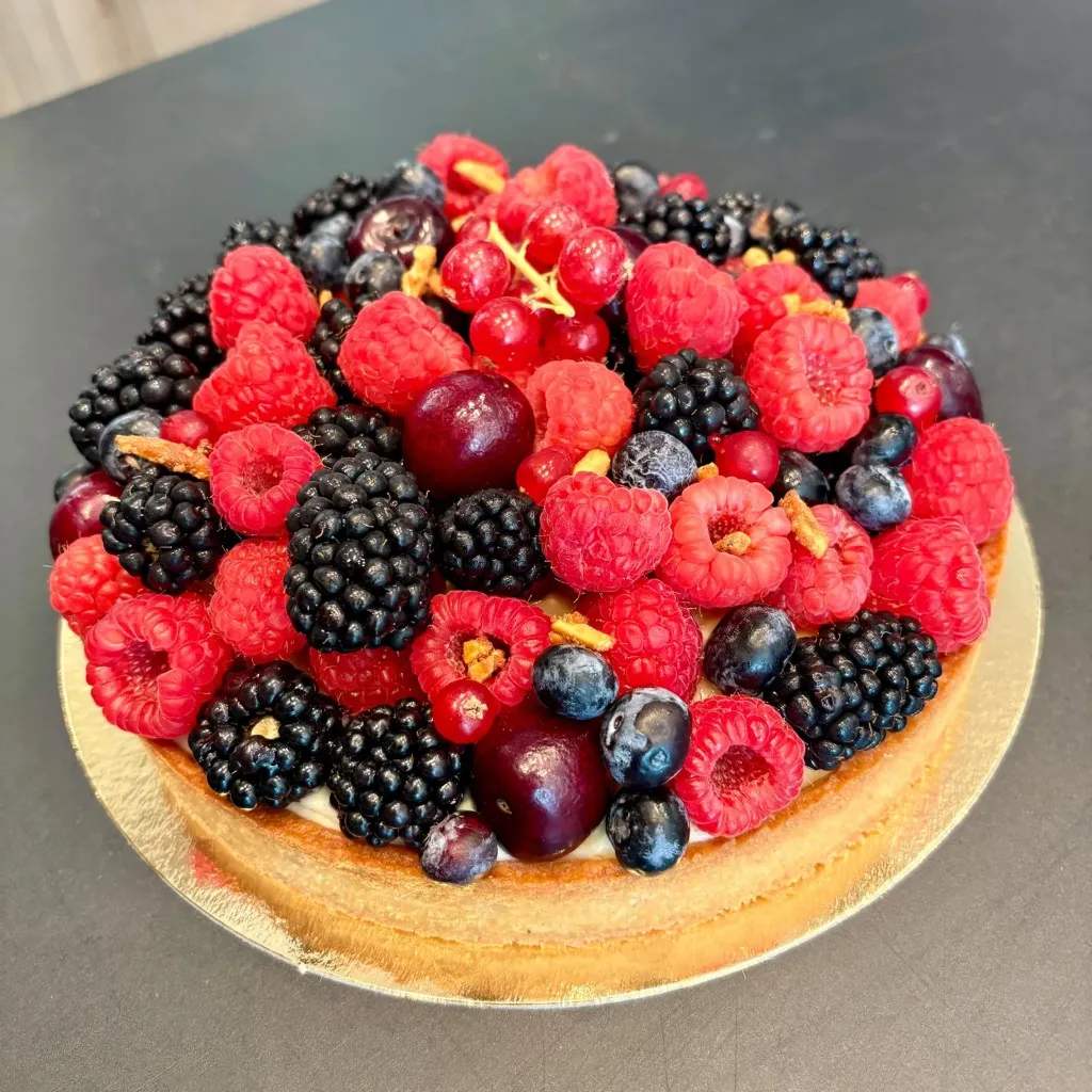 Tarte fruits rouges 6P